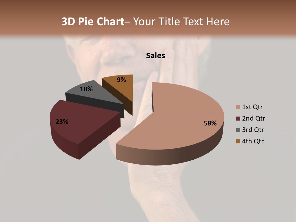 A Man In Pain With A Tooth Ache PowerPoint Template