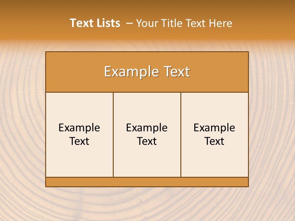 Close-Up Wooden Cut Texture PowerPoint Template