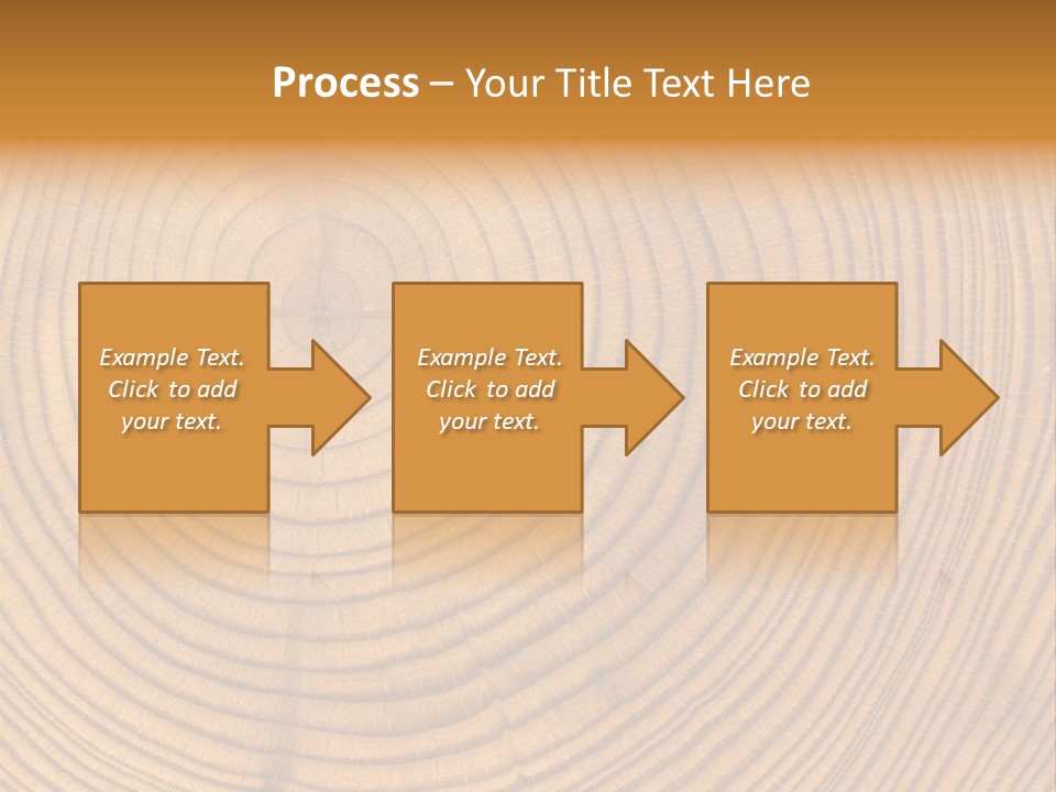 Close-Up Wooden Cut Texture PowerPoint Template