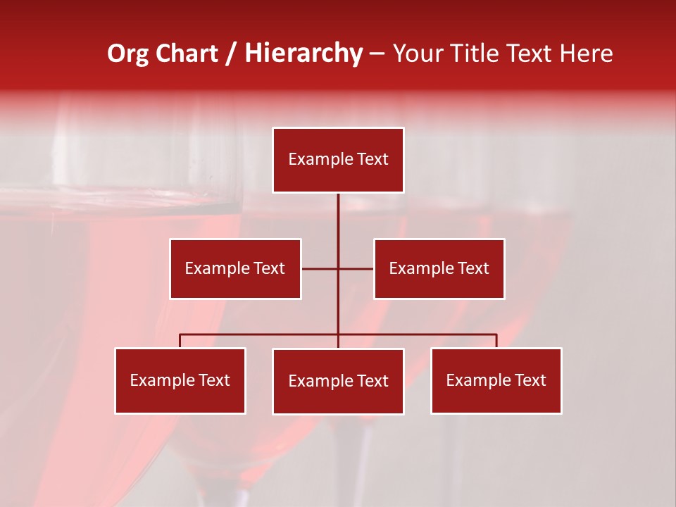 Four Glasses Of Red Wine On Neutral Textured Background PowerPoint Template