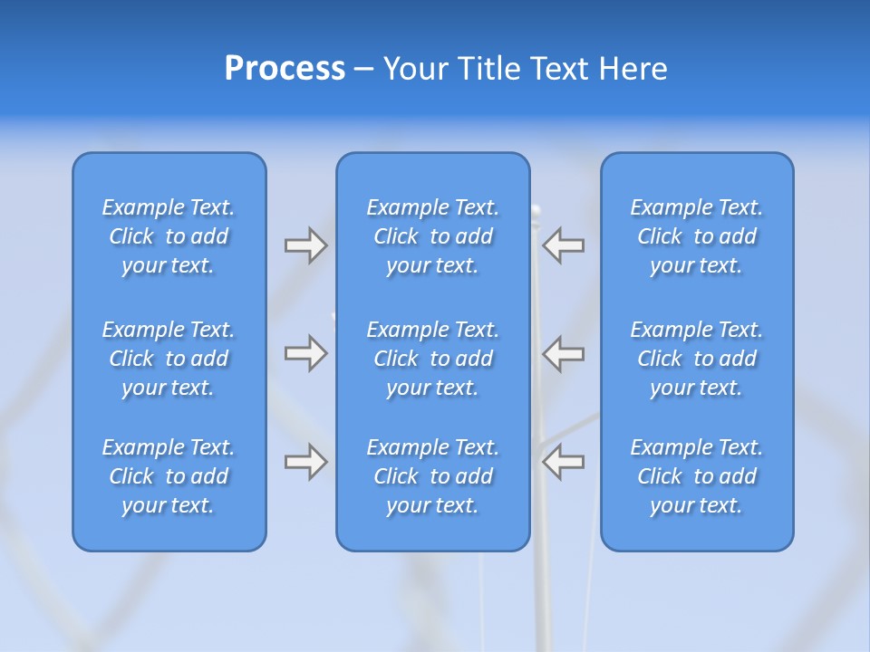 American Flag Behind A Chain Link Fence. PowerPoint Template
