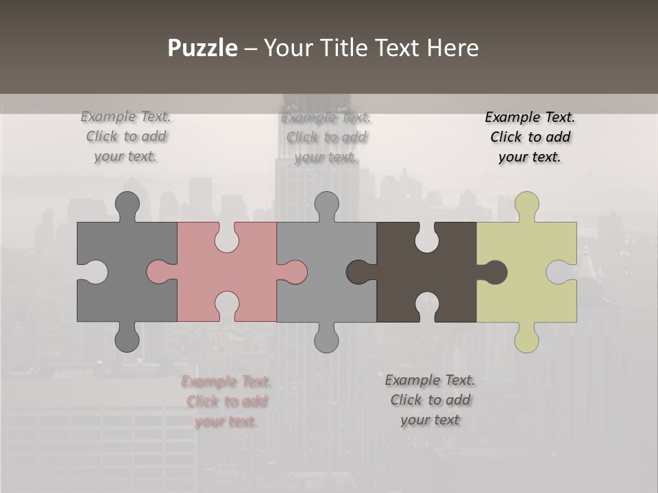 New York City - United States Of America PowerPoint Template