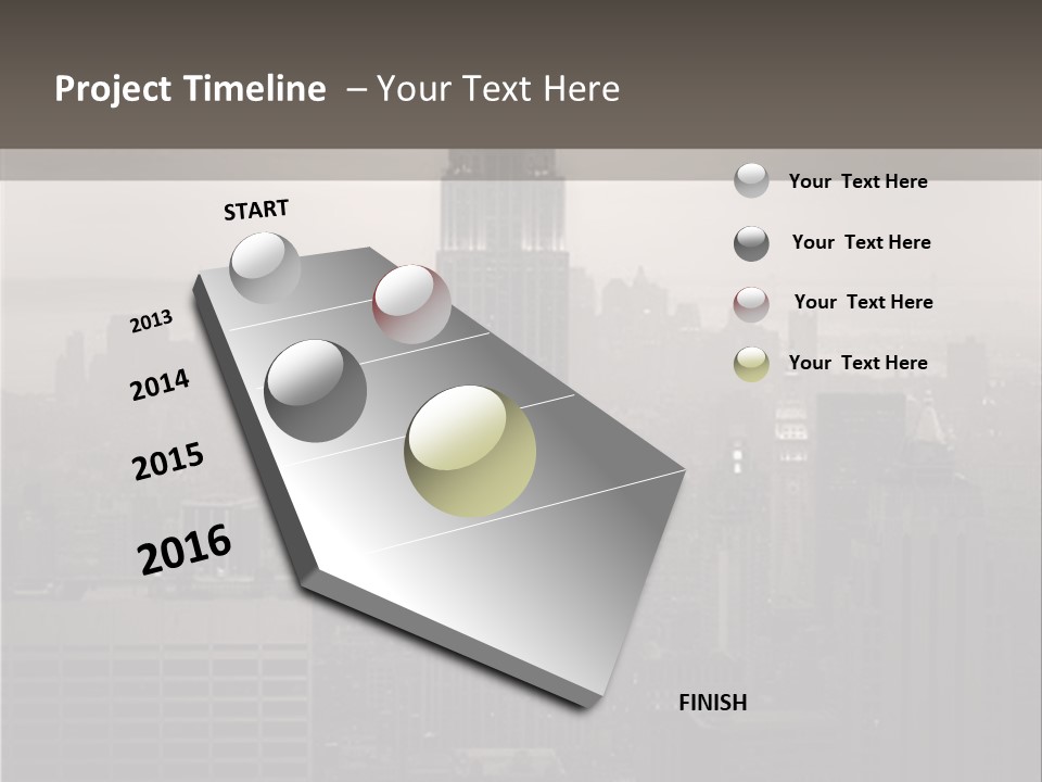 New York City - United States Of America PowerPoint Template