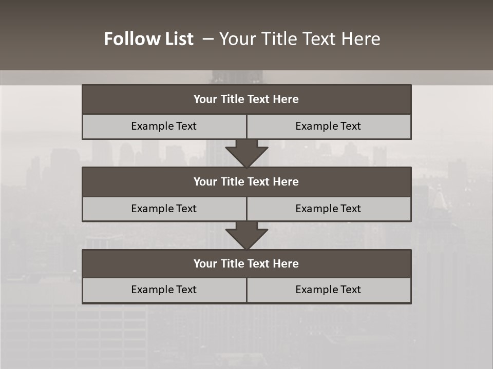 New York City - United States Of America PowerPoint Template