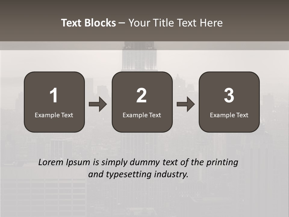 New York City - United States Of America PowerPoint Template