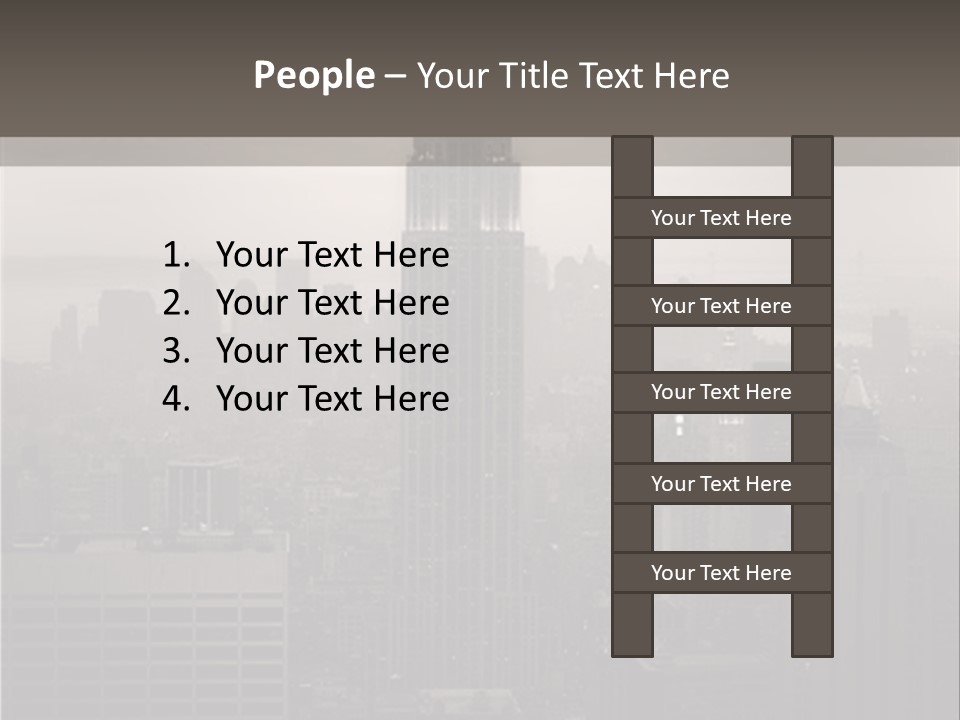 New York City - United States Of America PowerPoint Template