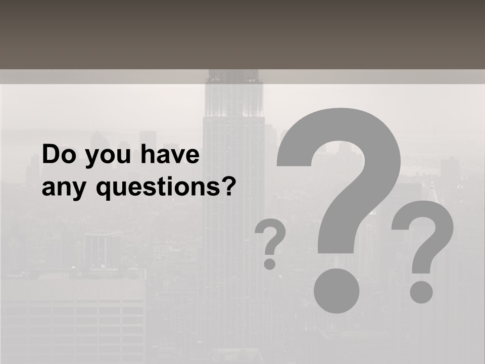 New York City - United States Of America PowerPoint Template