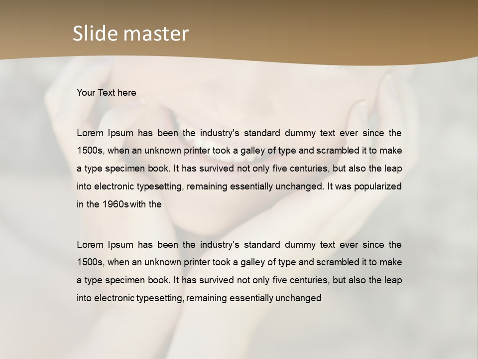 Sand Castle PowerPoint Template