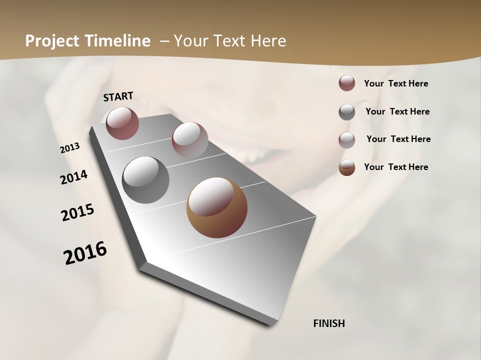 Sand Castle PowerPoint Template