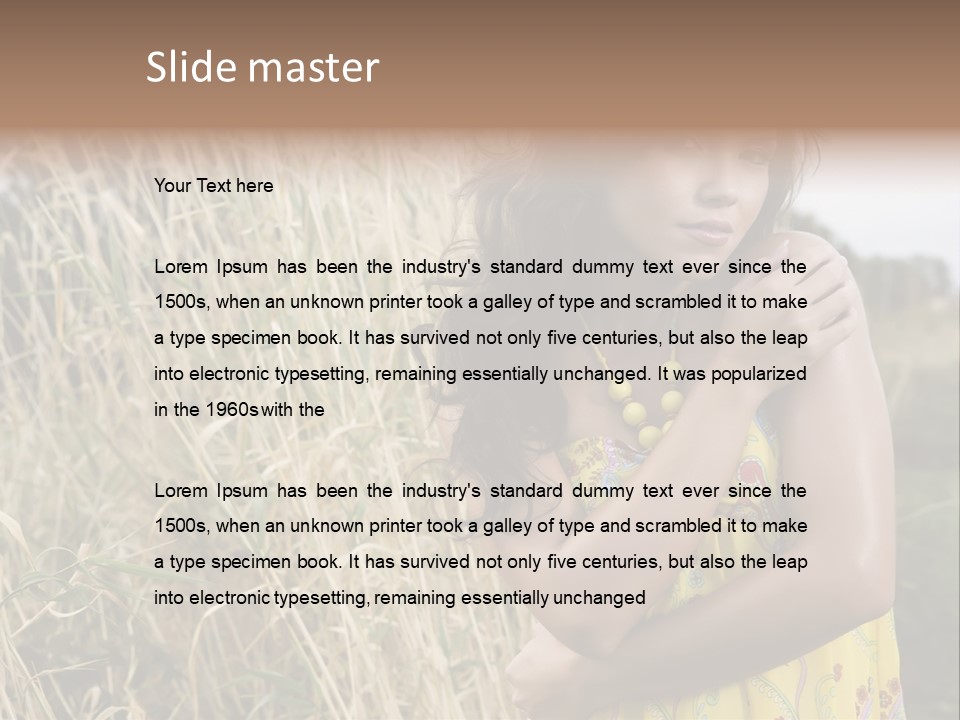 Mini Footballers PowerPoint Template