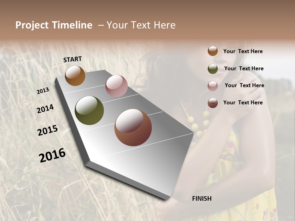 Mini Footballers PowerPoint Template