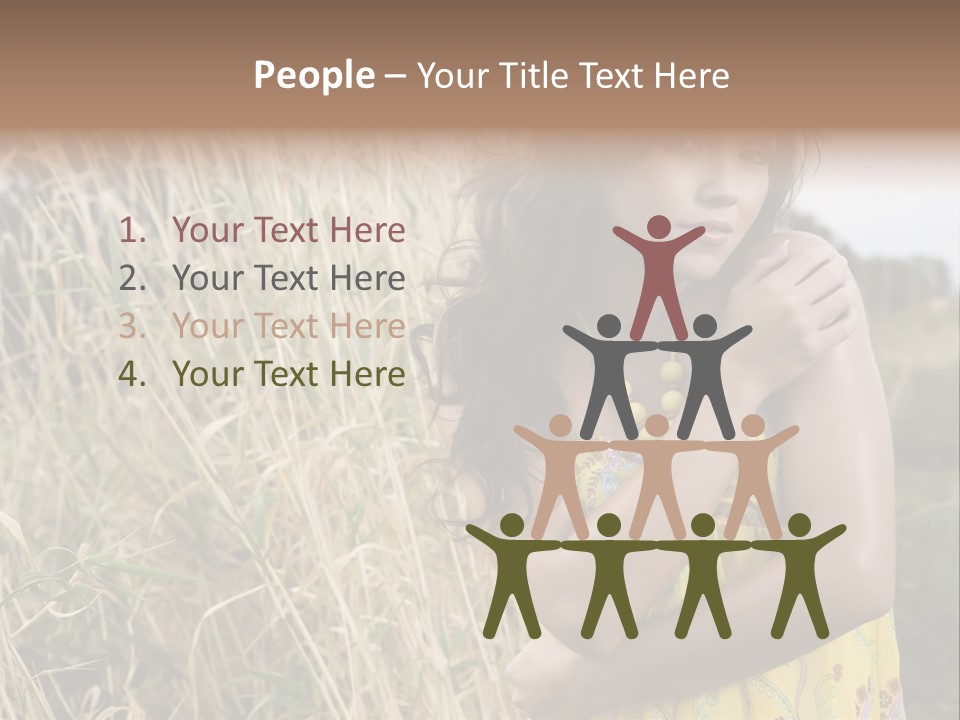 Mini Footballers PowerPoint Template