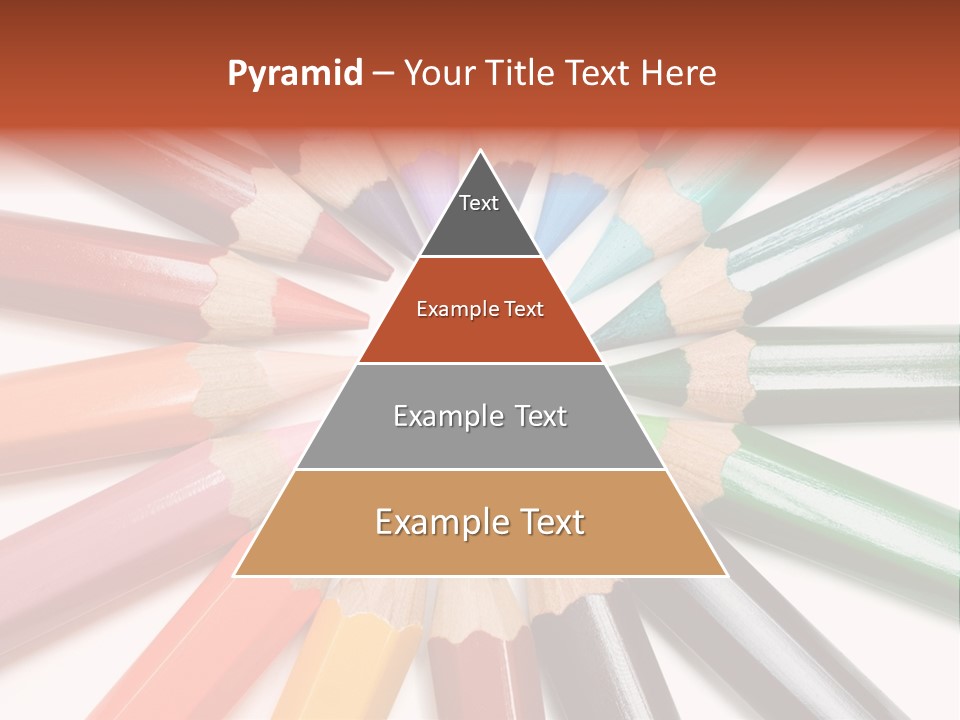 Circle Of Crayons PowerPoint Template