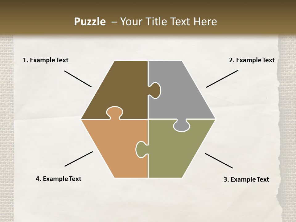 Pin Paper On A Wall. Notice. PowerPoint Template