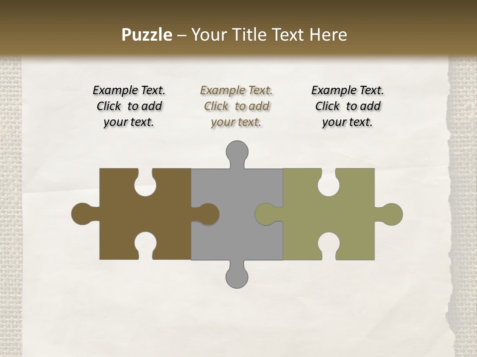 Pin Paper On A Wall. Notice. PowerPoint Template