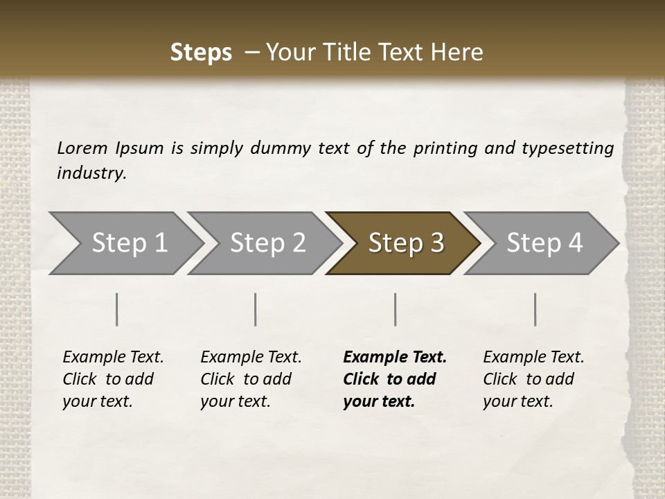 Pin Paper On A Wall. Notice. PowerPoint Template