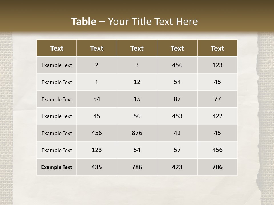 Pin Paper On A Wall. Notice. PowerPoint Template