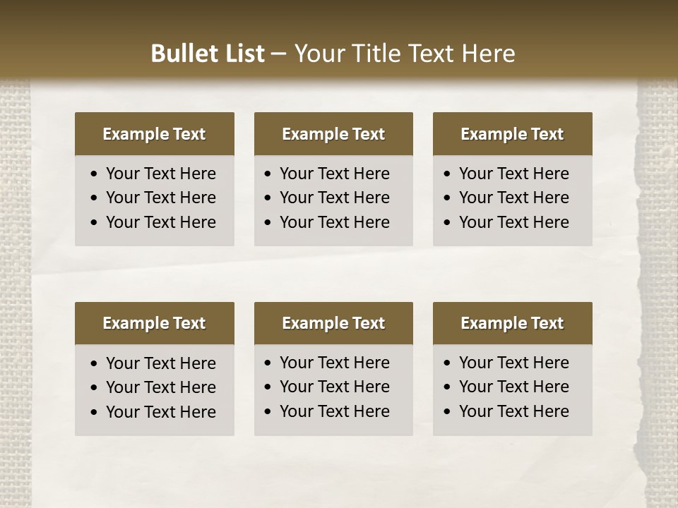 Pin Paper On A Wall. Notice. PowerPoint Template