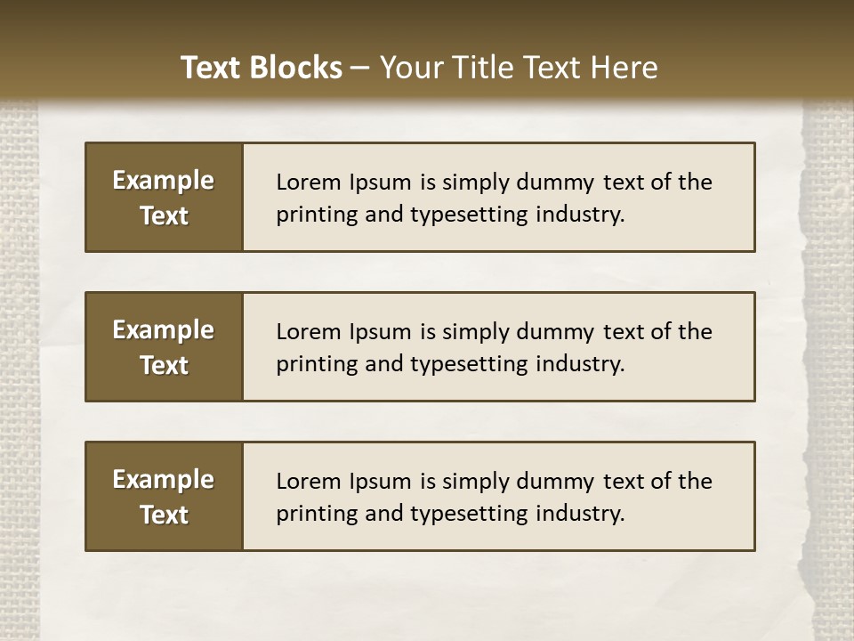 Pin Paper On A Wall. Notice. PowerPoint Template