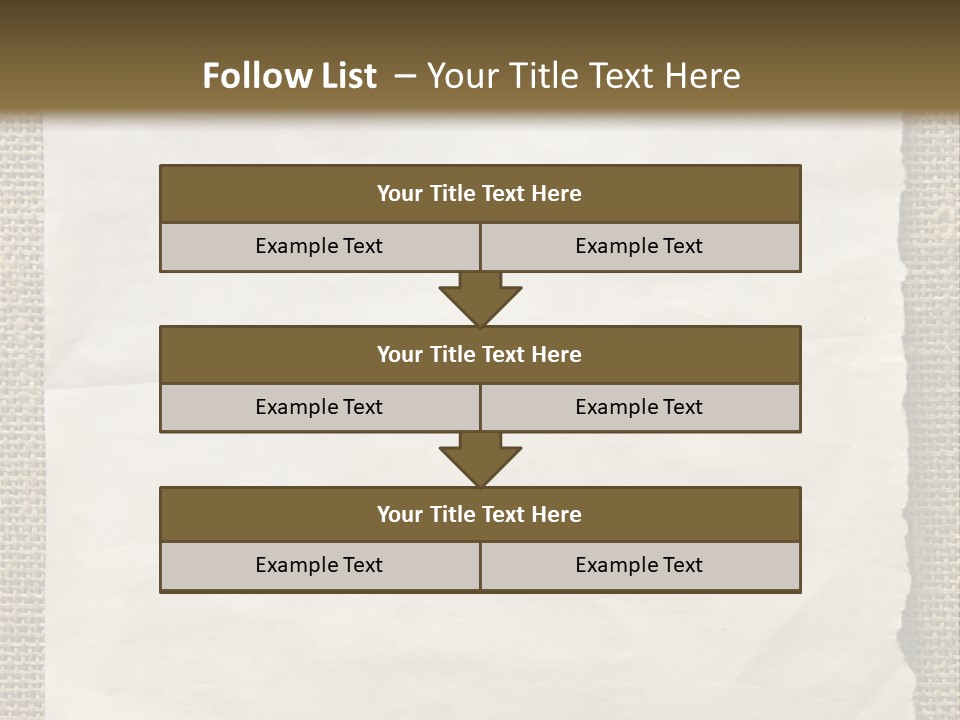 Pin Paper On A Wall. Notice. PowerPoint Template