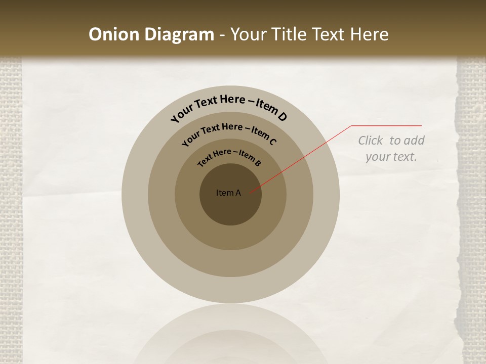 Pin Paper On A Wall. Notice. PowerPoint Template