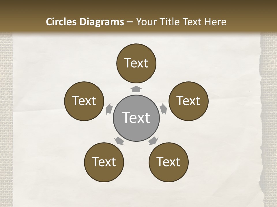 Pin Paper On A Wall. Notice. PowerPoint Template