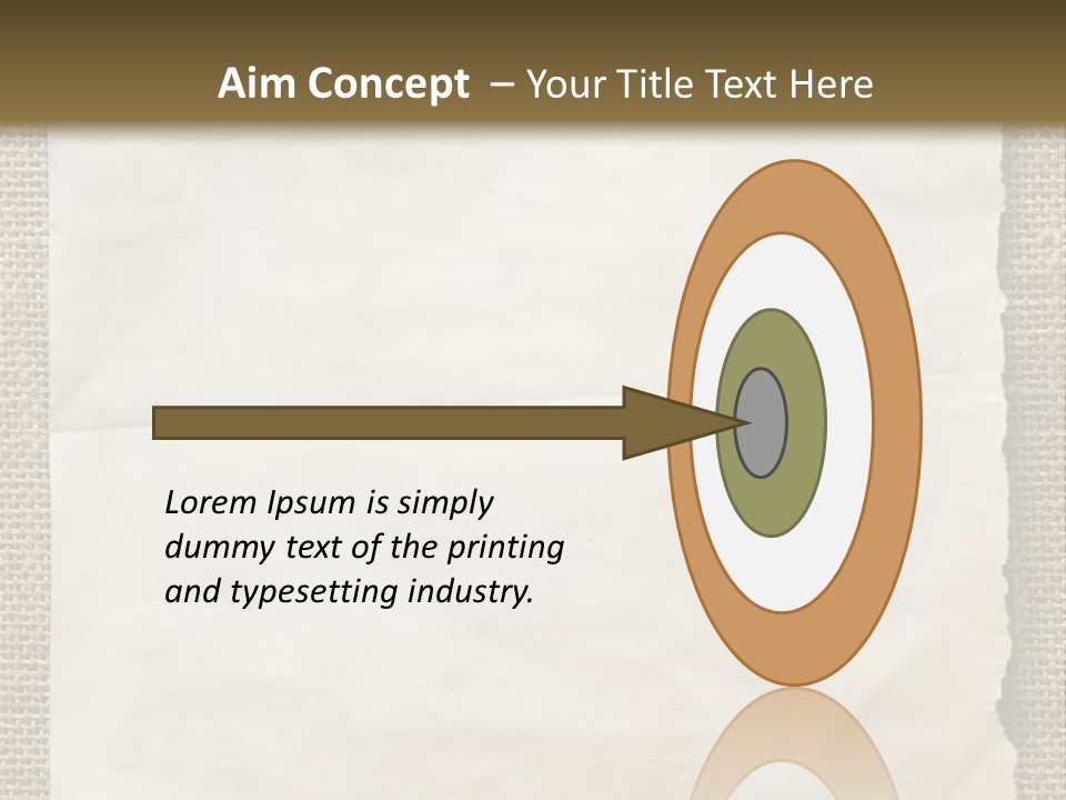 Pin Paper On A Wall. Notice. PowerPoint Template