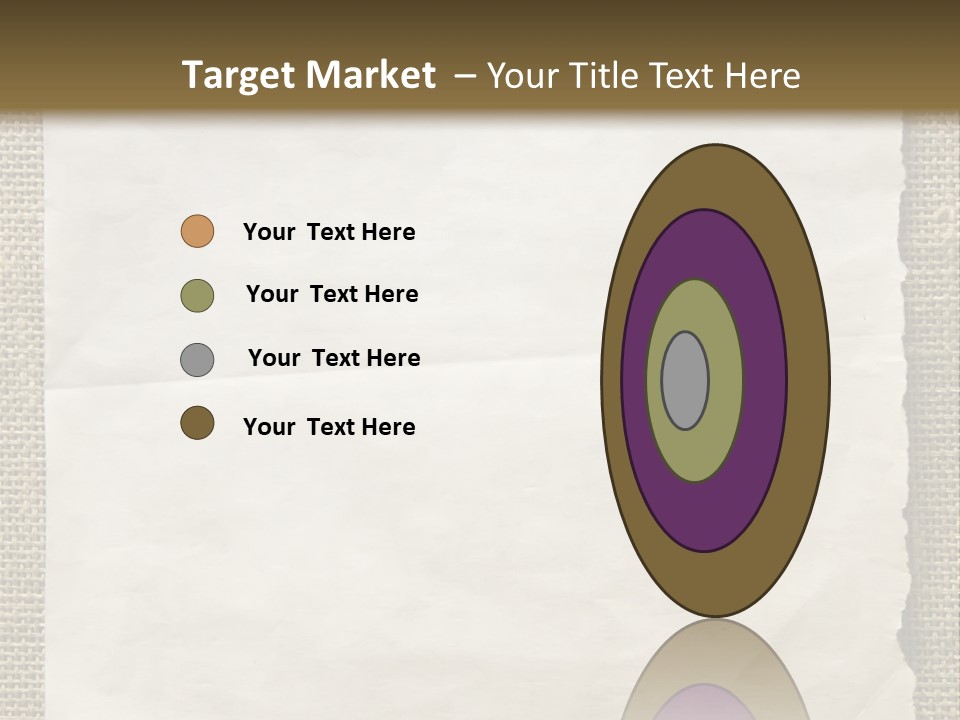 Pin Paper On A Wall. Notice. PowerPoint Template