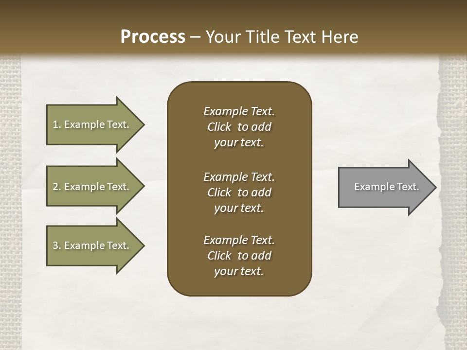 Pin Paper On A Wall. Notice. PowerPoint Template
