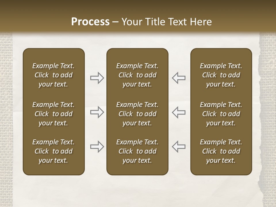 Pin Paper On A Wall. Notice. PowerPoint Template