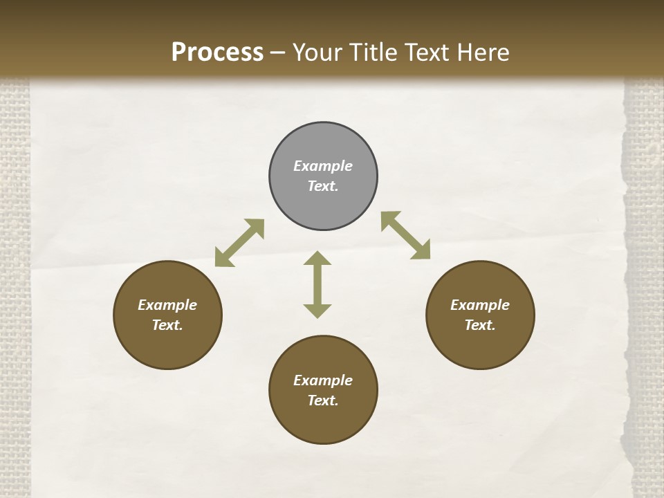 Pin Paper On A Wall. Notice. PowerPoint Template