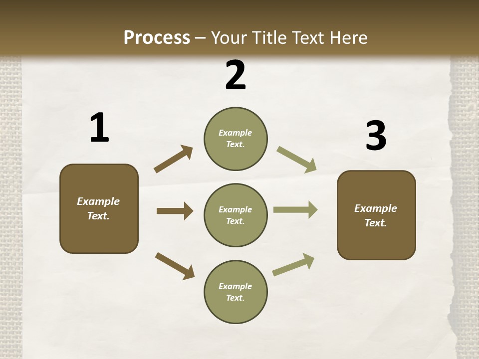 Pin Paper On A Wall. Notice. PowerPoint Template