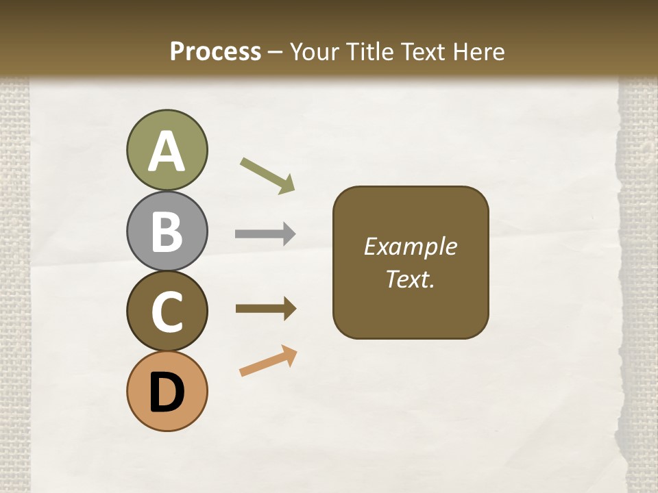 Pin Paper On A Wall. Notice. PowerPoint Template