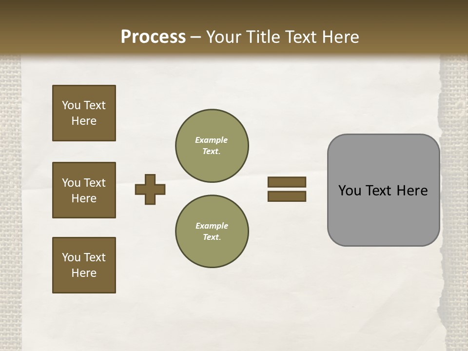 Pin Paper On A Wall. Notice. PowerPoint Template