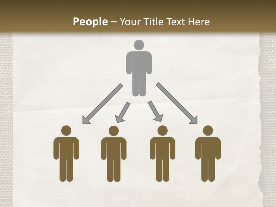 Pin Paper On A Wall. Notice. PowerPoint Template