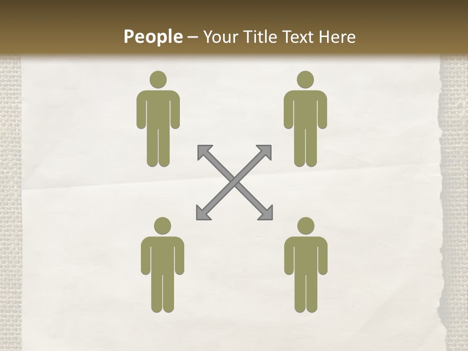 Pin Paper On A Wall. Notice. PowerPoint Template