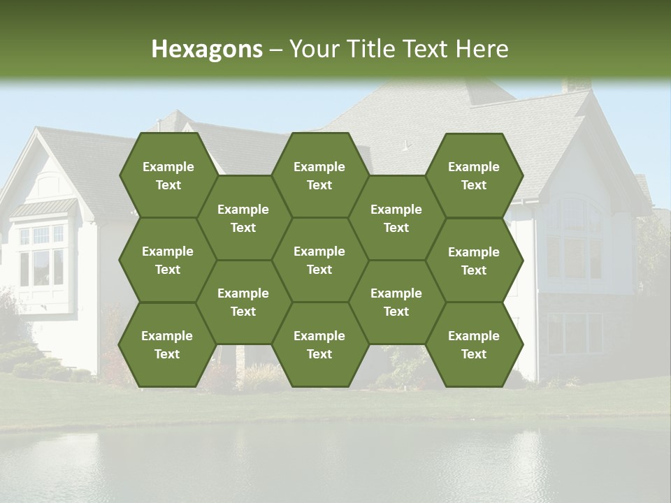 Luxury House On A Lake PowerPoint Template