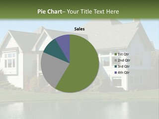 Luxury House On A Lake PowerPoint Template