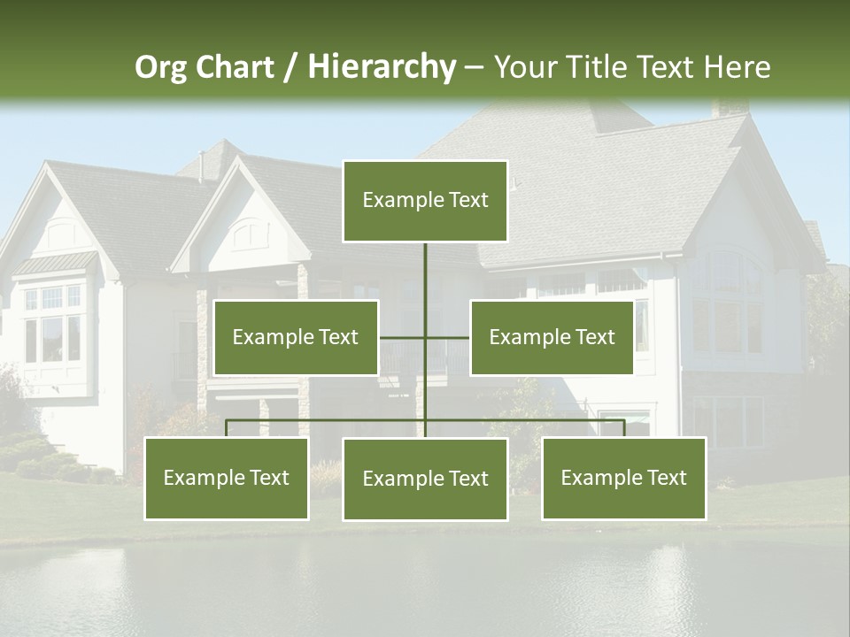 Luxury House On A Lake PowerPoint Template