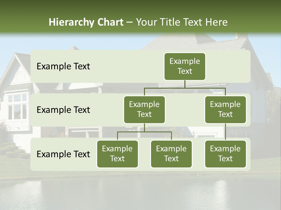 Luxury House On A Lake PowerPoint Template