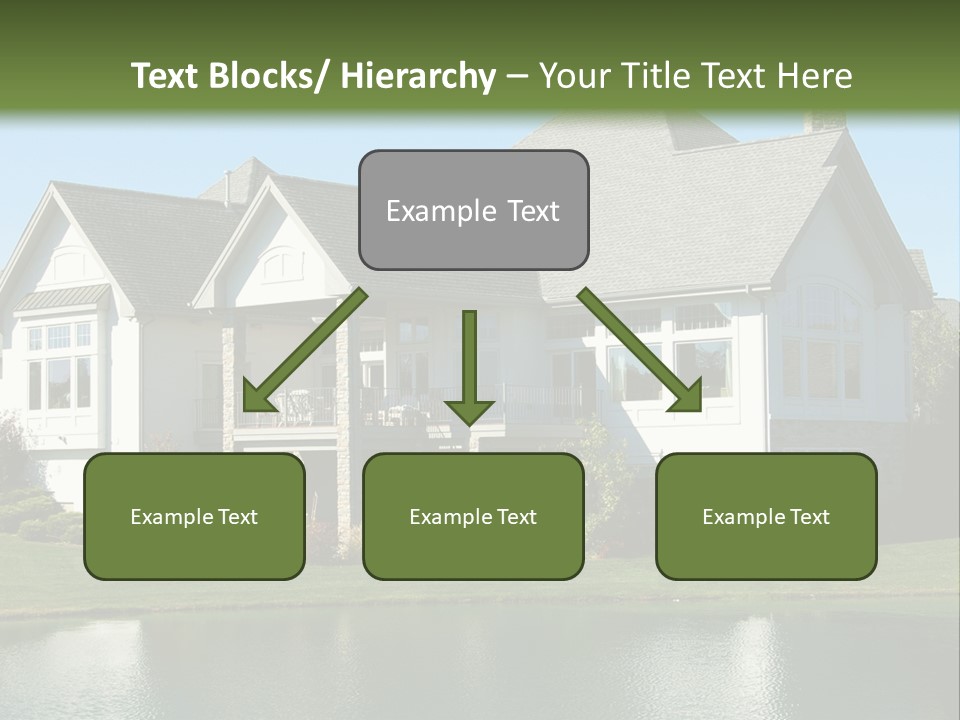 Luxury House On A Lake PowerPoint Template