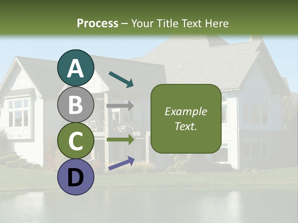 Luxury House On A Lake PowerPoint Template