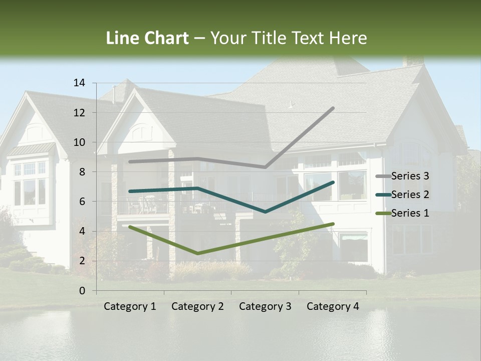 Luxury House On A Lake PowerPoint Template