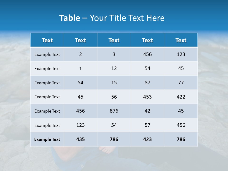 Ossos Beach PowerPoint Template