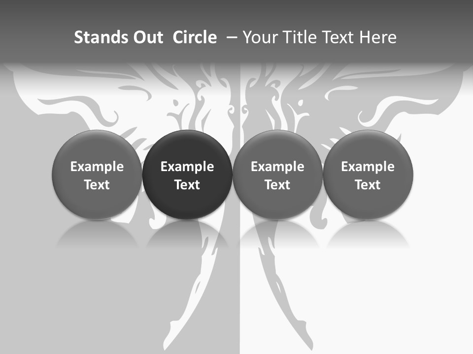 Good And Bad Contrasting Angels Stock Vector Illustration: PowerPoint Template