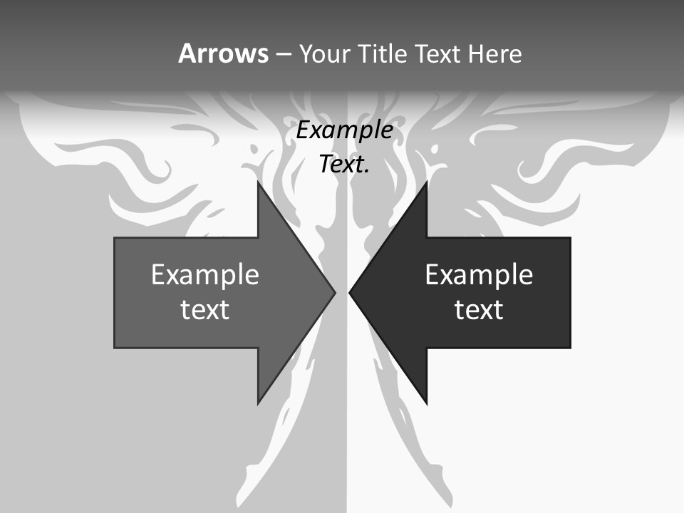 Good And Bad Contrasting Angels Stock Vector Illustration: PowerPoint Template