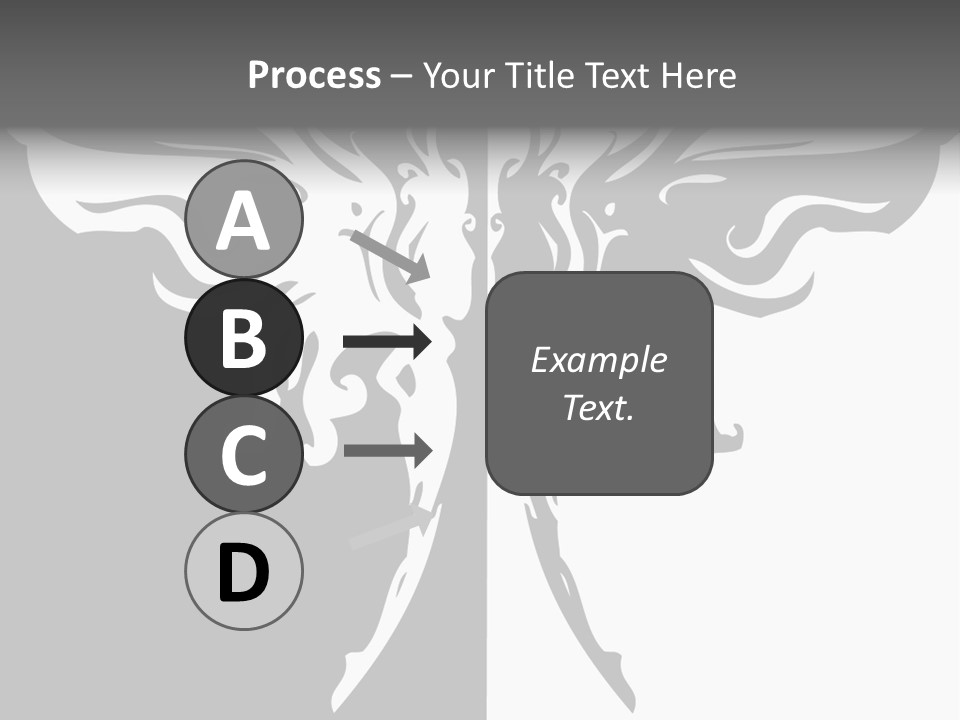 Good And Bad Contrasting Angels Stock Vector Illustration: PowerPoint Template
