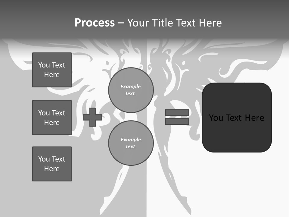 Good And Bad Contrasting Angels Stock Vector Illustration: PowerPoint Template