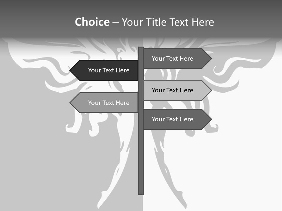 Good And Bad Contrasting Angels Stock Vector Illustration: PowerPoint Template