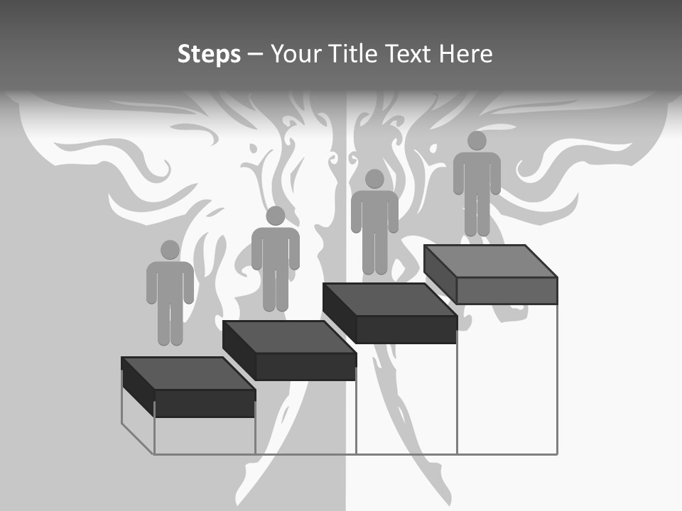 Good And Bad Contrasting Angels Stock Vector Illustration: PowerPoint Template